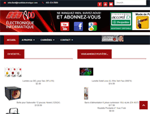 Tablet Screenshot of maddelectronique.com